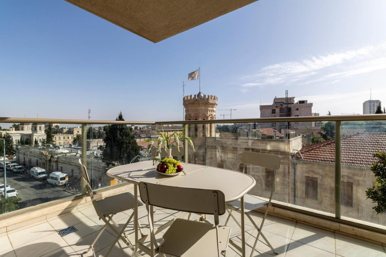 Luxury Three-Bedroom/Terrace Over Old City View Jeruzalem Buitenkant foto