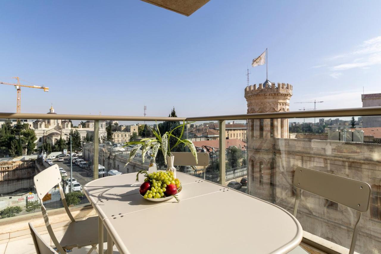 Luxury Three-Bedroom/Terrace Over Old City View Jeruzalem Buitenkant foto