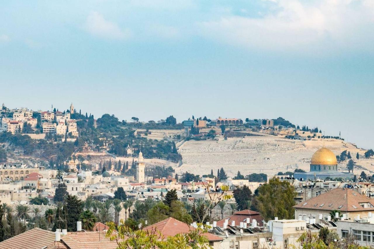 Luxury Three-Bedroom/Terrace Over Old City View Jeruzalem Buitenkant foto